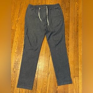 J Crew Stretch Pants w/ elastic waist and drawstring
